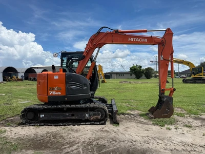 Used 2015 HITACHI ZX75US Crawler Excavators - Mini Florida US | Intrac Machinery #1568774