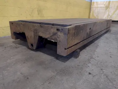96" X 42" T-SLOTTED PLATE / LAYOUT TABLE : STOCK 17378