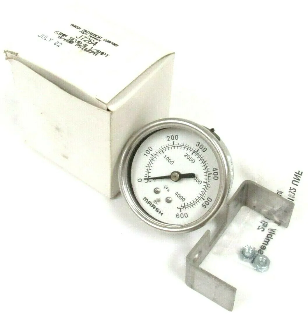 NEW MARSH J7264 PRESSURE GAUGE