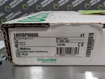Schneider / Modicon 140XBP00600 Safety Non-Interfering 6 Slot Backplane PV03 New NIB