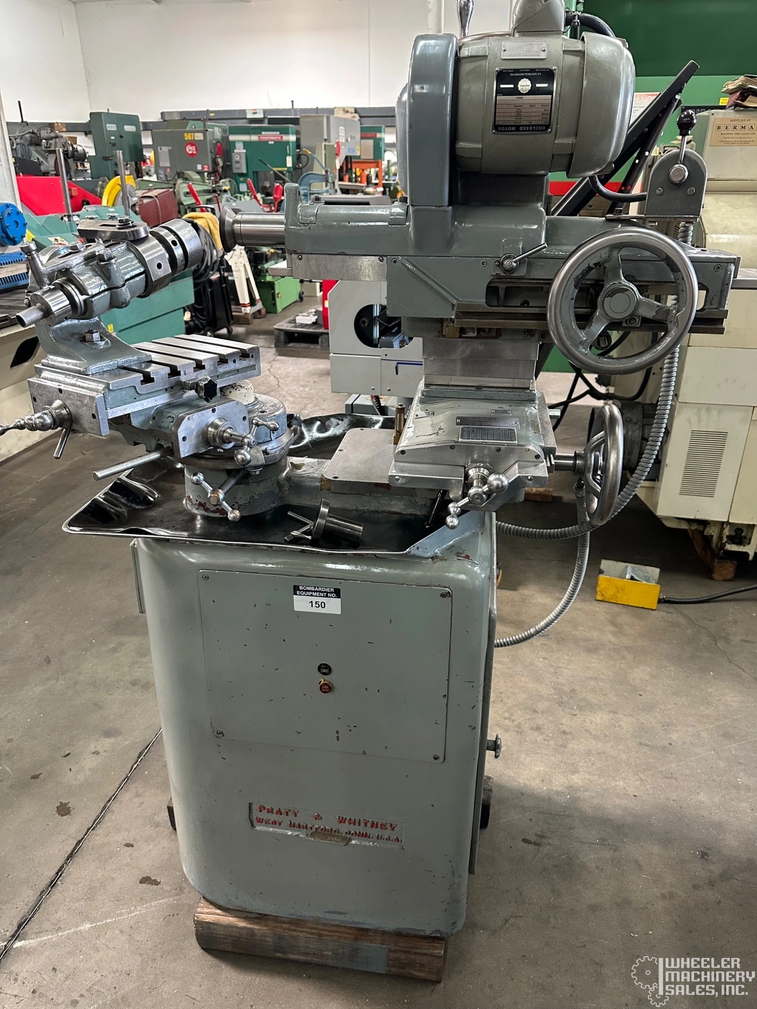 Pratt & Whitney R-6 Tool & Radius Grinder #7765 #1