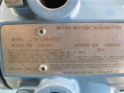 USED Micro Motion T150 T644SCAAEZZZZ