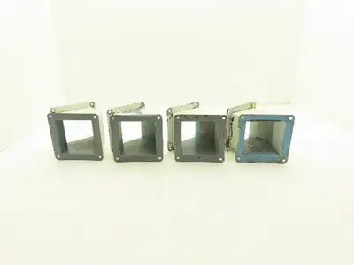 Wiegmann JWL454 4"x4" Wireway 45° Elbow Feed-Through Lot of 4