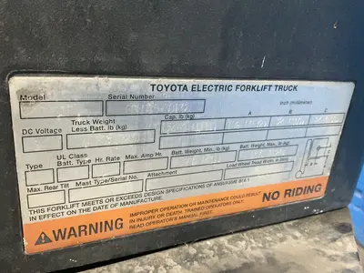 USED TOYOTA 6BWR15