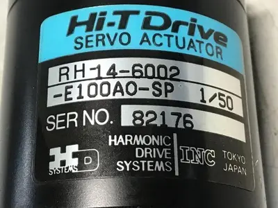 USED HARMONIC DRIVE RH-14-6002-E100AO-SP