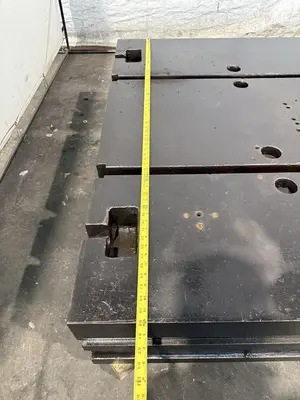 60" X 90" X 14" T-SLOTTED FLOOR PLATE. STOCK # 0632221