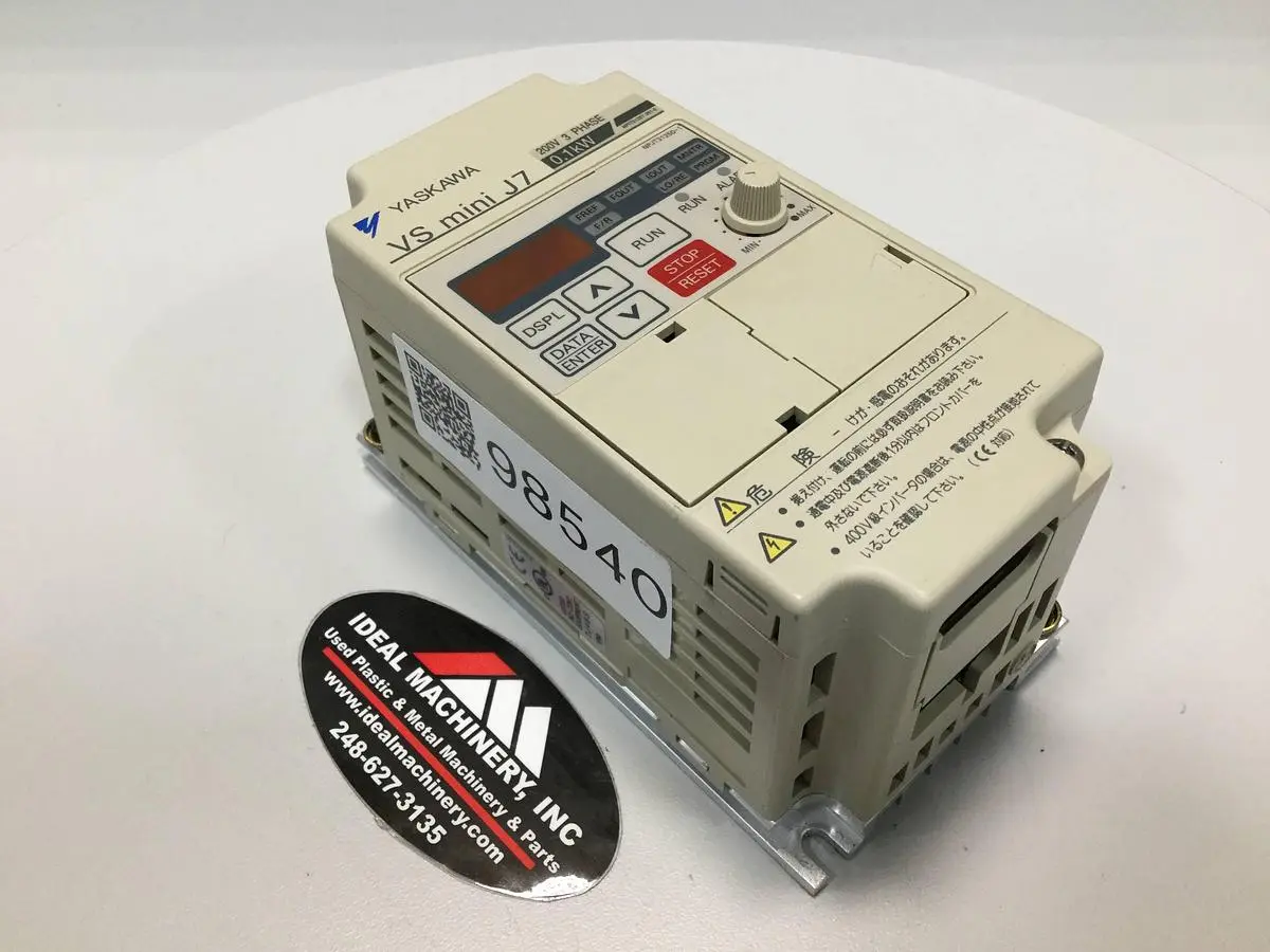 Used YASKAWA CIMR-J7AA20P1 Variable Speed Drives Michigan US | Ideal Machinery #1317042