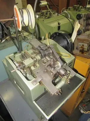 1880-100 OMBI Model GPLU Double Curb Chain Making Machine S/n 79/183