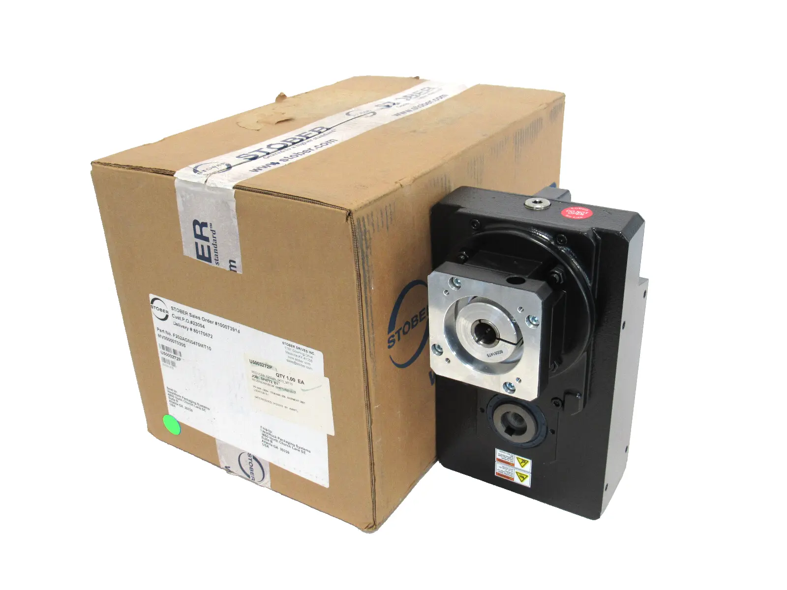 REFURBISHED STOBER F202AGN0470MT10 GEAR REDUCER 47.05:1
