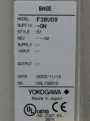 USED YOKOGAWA F3BU09