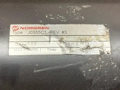 Used NORGREN J0355C1 Pneumatic Cylinders Ohio US | Surplus Asset Holdings #1403198