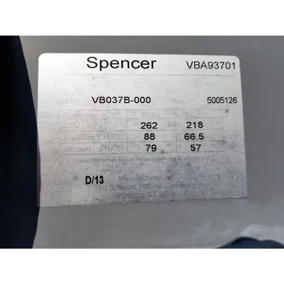 USED SPENCER SYS90132B-MOD