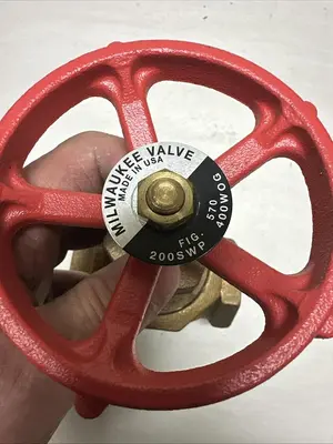 New | in-Stock MILWAUKEE VALVE 200SWP 400WOG Pump & Valve Parts | Surplus Asset Holdings #1218183