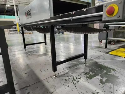 540 DEGREE X 24" W X 8" H INTEK ELECTRIC MESH CONVEYOR TYPE INFRARED OVEN, NEW IN 2020: STOCK #23213