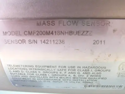 USED Micro Motion CMF200 M418NHBUEZZZ