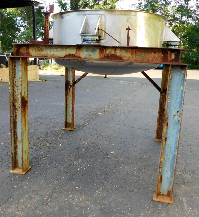 Used 300 GALLON MIXING TANK 300 GALLON TANK Stainless Steel Tanks New Jersey US | Champion Trading Corporation #424702