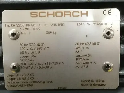 USED SCHORCH KA7225S-BB02B-172