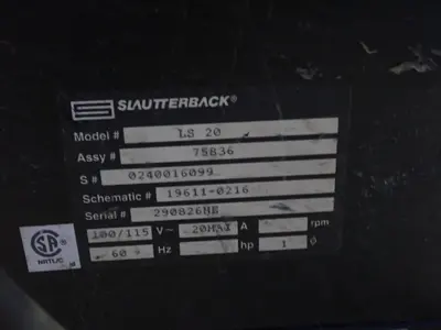 USED SLAUTTERBACK LS 20