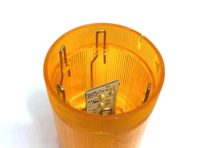 USED SIEMENS CONTINUOUS 50MM STEADY STACKLIGHT ELEMENT YELLOW