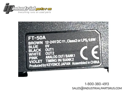 NEW KEYENCE FT-50A