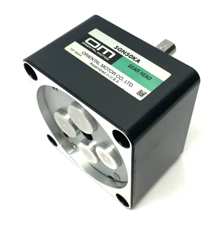 Used Oriental Motor Gear Head Parallel Shaft 50:1 SHAFT MARKINGS Gearmotors Michigan US | Maverick Industrial Sales #1398897