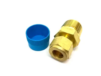B-810-1-12 | Swagelok  Brass Straight Compression Fitting 1/2" OD 3/4" NPT Thread - New Other