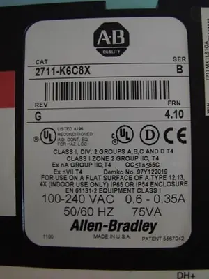 USED ALLEN BRADLEY 2711-K6C8X