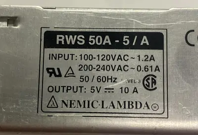 Used TDK RWS50A-5/A Miscellaneous Equipment (Electrical & Power) Ohio US | Surplus Asset Holdings #1243359