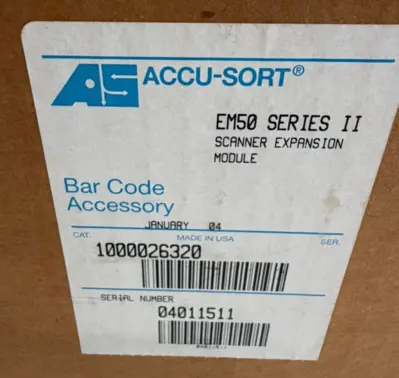 NEW ACCU-SORT 1000026320 EXPANSION MODULE EM50 SERIES II