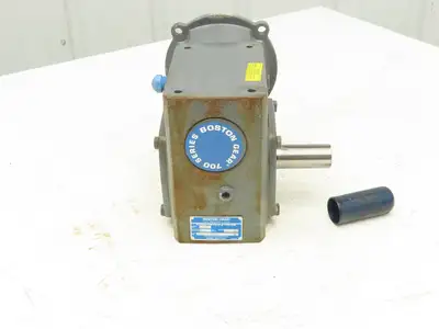 Boston Gear F72460B5G Worm Gearbox 60:1 Reducer 29rpm .7Hp 56C LH Output