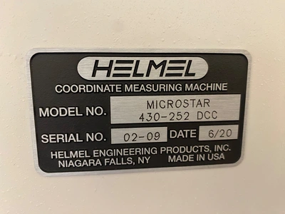 2020 HELMEL MICROSTAR 430-252 Coordinate Measuring Machines | PM Machines (12)