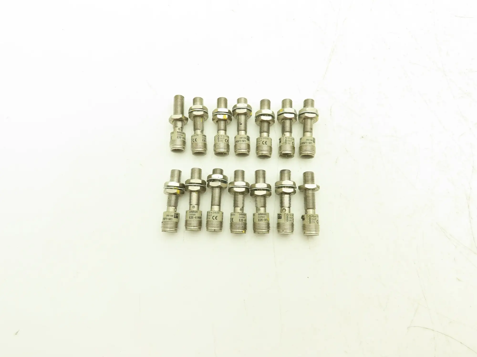 Omron E2E-X1R5F1-M1 Proximity Sensor Switch Lot of 14