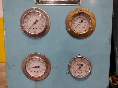 40 TON MODERN HYDRAULICS 4 CYLINDER PORTABLE HYDRAULIC DIE SETTING & SEPARATING SYSTEM: STOCK #23775