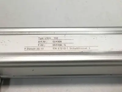 USED NOVOTECHNIK LWH150