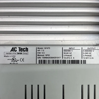 Used Lenze SF475 AC Drive Control Module Indiana US | J&J Industrial Supply #1539972
