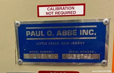 Used PAUL O ABBE JBM Jar Mills Illinois US | Aaron Equipment #85288