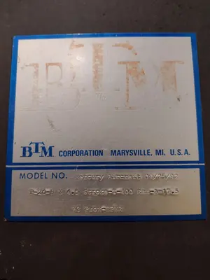USED BTM P-20-H