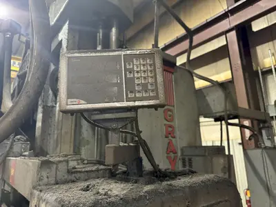 44" x 144" GRAY DOUBLE SIDED PLANER MILL. STOCK #0134825