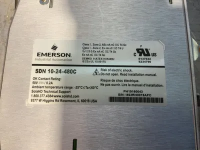 Used EMERSON SDN 1024480C DIN Rail Power Supplies Ohio US | HGR 24 #1085040
