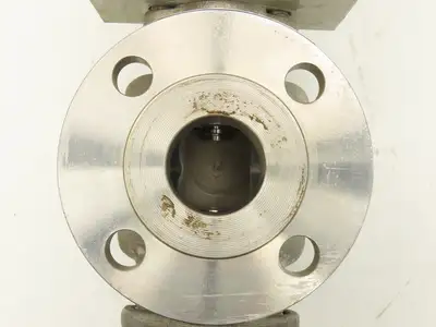 Keystone 020-790-300 Pneumatic Actuator w/ KTM Ball Valve 1.5"Flanged Stainless