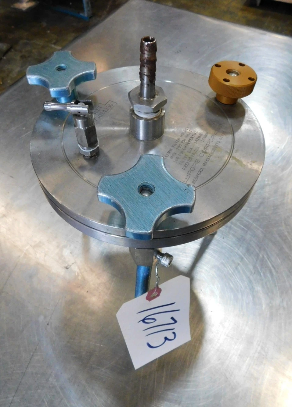 USED MILLIPORE FILTER HOLDER 142 MM