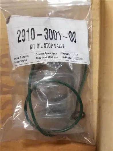 New | in-Stock ATLAS COPCO OIL STOP VALVE KIT - 2910300100 Air Compressor Parts Pennsylvania US | East West Machinery & Drilling #1416302
