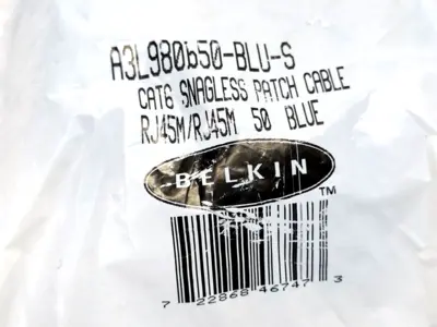 New | in-Stock Belkin A3L980b50-BLU-S Cable & Wire Michigan US | Maverick Industrial Sales #1401003