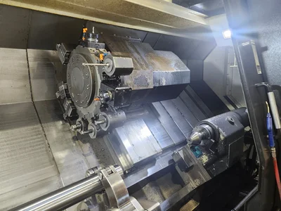 Used 2014 HYUNDAI WIA L400LM CNC Lathes Alberta CA | Lamarche Machinery Inc #1461367