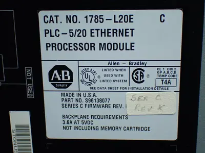 USED ALLENBRADLEY 1785L20E