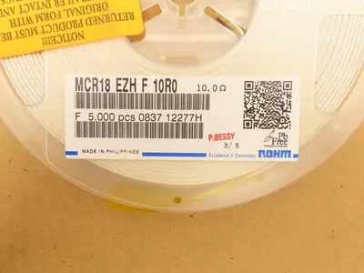 Rohm MCR18EZHF10R0 Chip Resistor Tape And Reel 10 Ohms ± 1% 5000 Pieces