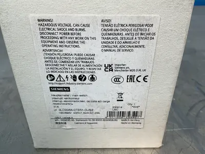 Used SIEMENS 3LD20640TB510US2 Disconnects Ohio US | HGR 24 #1463421