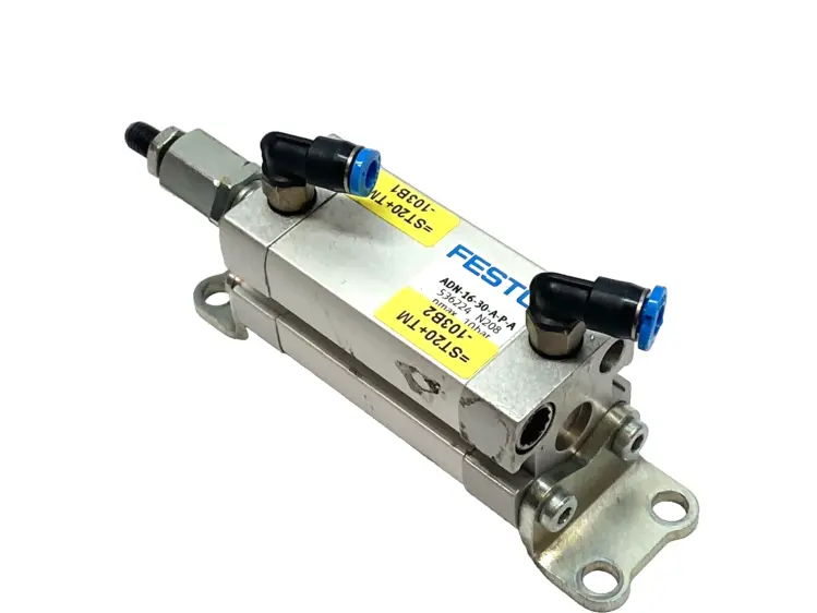 Used FESTO COMPACT CYLINDER, 16MM BORE 30MM STROKE 536224 Pneumatic Cylinders Michigan US | Maverick Industrial Sales #1090151