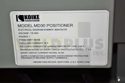 ARONSON MD30 Welding Positioners | Machine Tool Emporium (12)