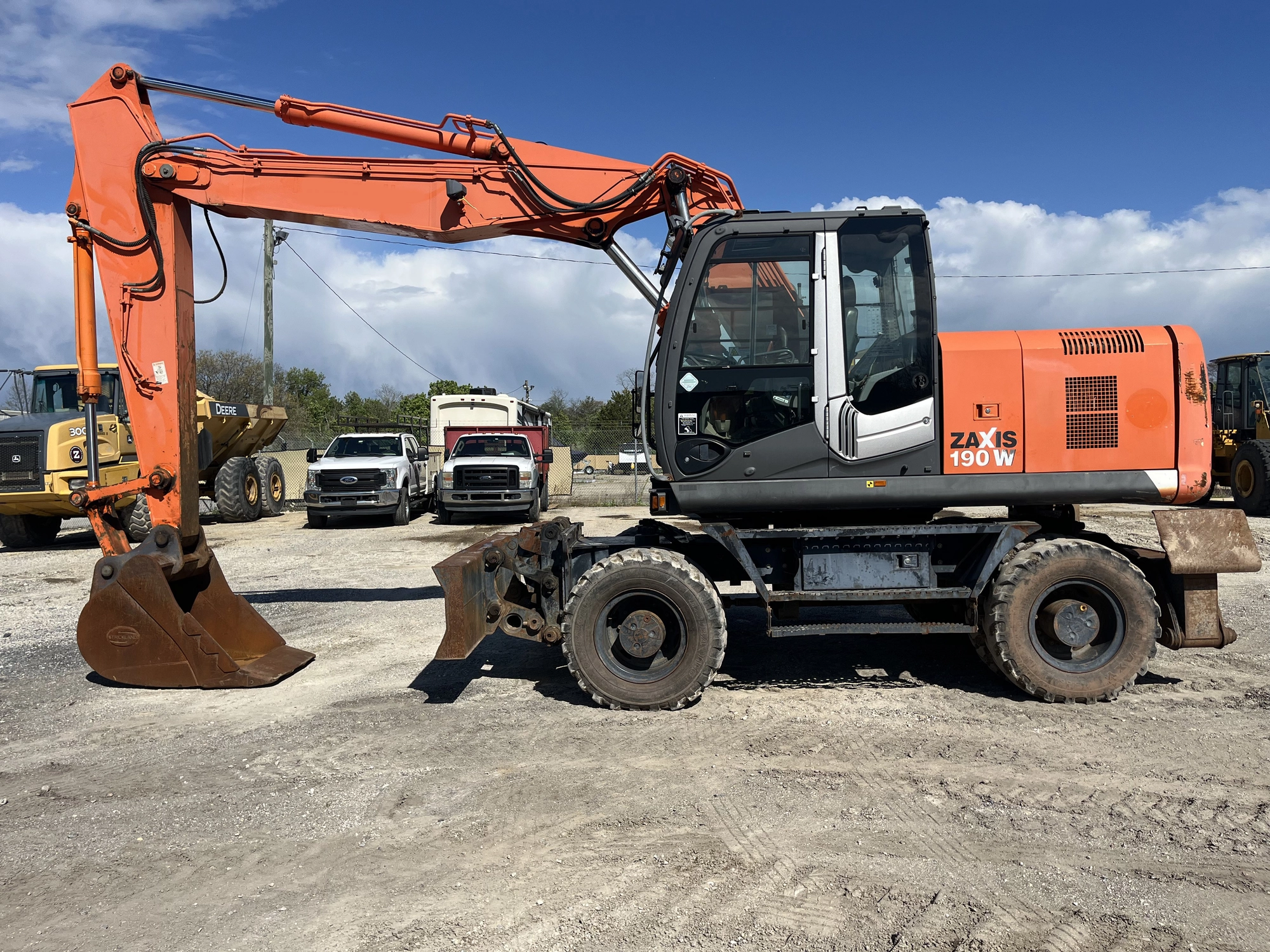 Used 2012 Hitachi ZX190W-3 Wheel Excavators Maryland US | Zadoon Equipment #1480789